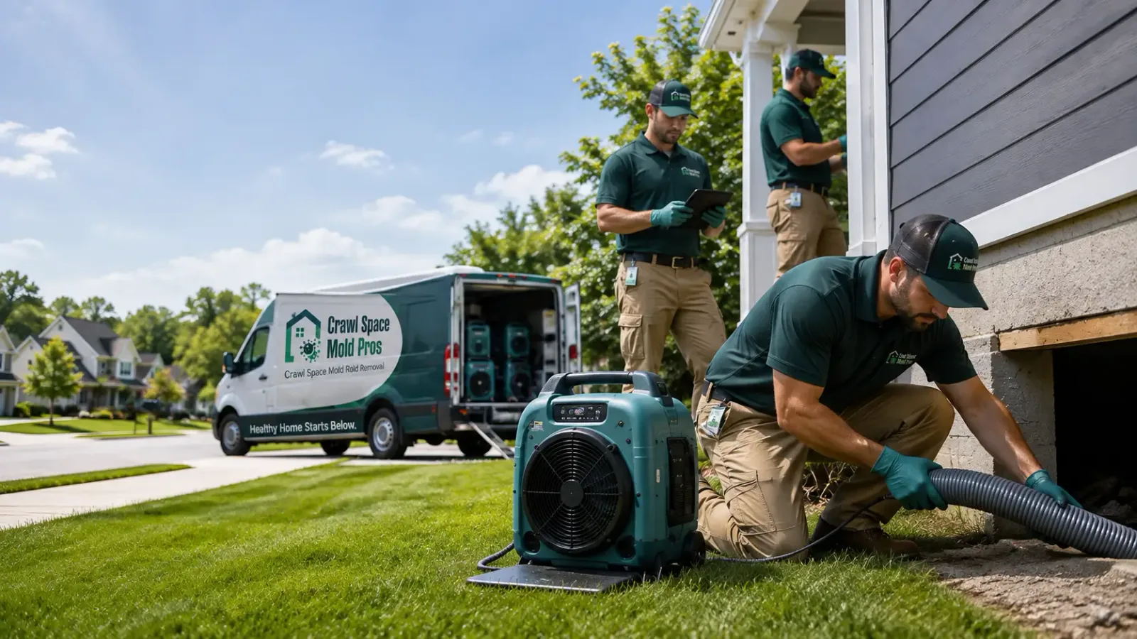 Crawl Space Mold Removal in Crivitz, WI
